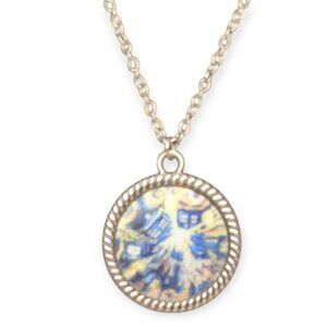 BBC Dr. Who Lenticular Exploding Tardis Pendant & Antiqued Metal Necklace Chain